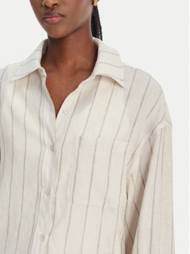 Eleh Koszula SS260271 Écru Relaxed Fit