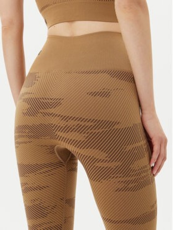 EA7 Emporio Armani Legginsy 7W000518 AF13714 U6054 Brązowy Slim Fit