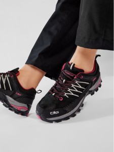 CMP Trekkingi Rigel Low Wmn Trekking Shoes Wp 3Q54456 Czarny