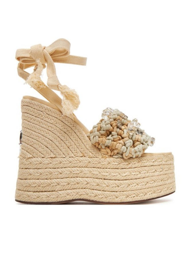 Naked Wolfe Espadryle Peony Beżowy