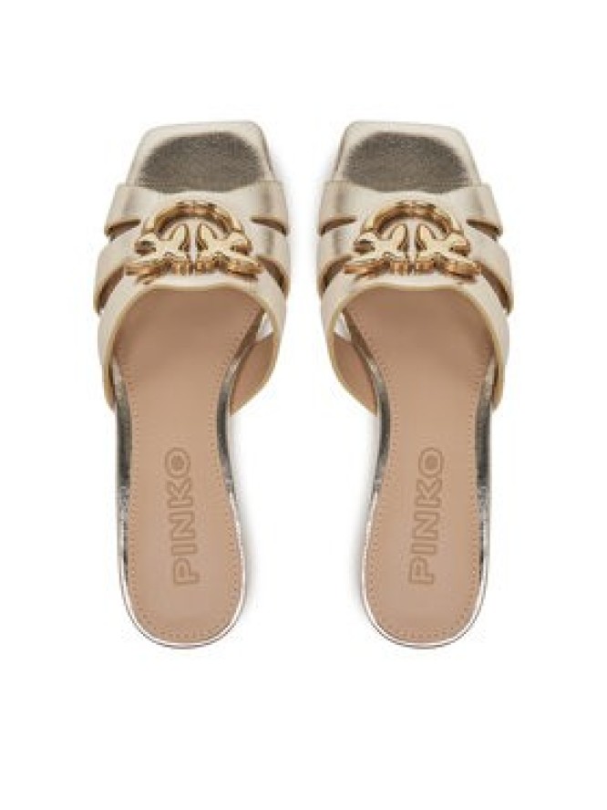 PINKO Klapki Marli 09 SD0313P049 Złoty