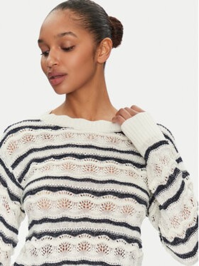 Guess Sweter W5GR35 Z3NJ0 Beżowy Regular Fit