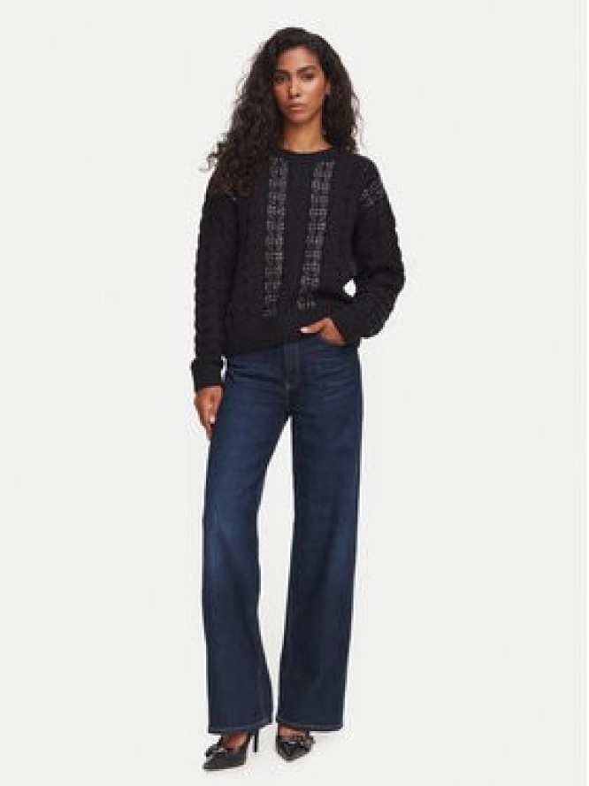 Guess Sweter W6YR21 Z0965 Czarny Regular Fit