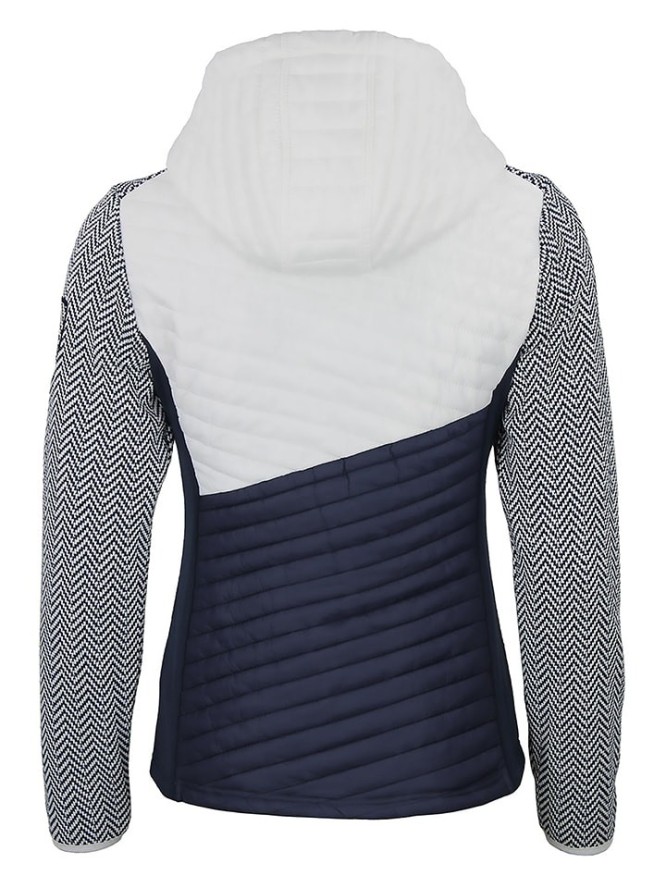 Peak Mountain Kurtka przejściowa w kolorze biało-granatowym rozmiar: S