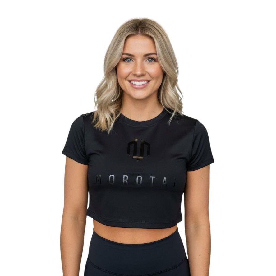 Koszulka treningowa damska Morotai Mesh Double Layer Crop Top