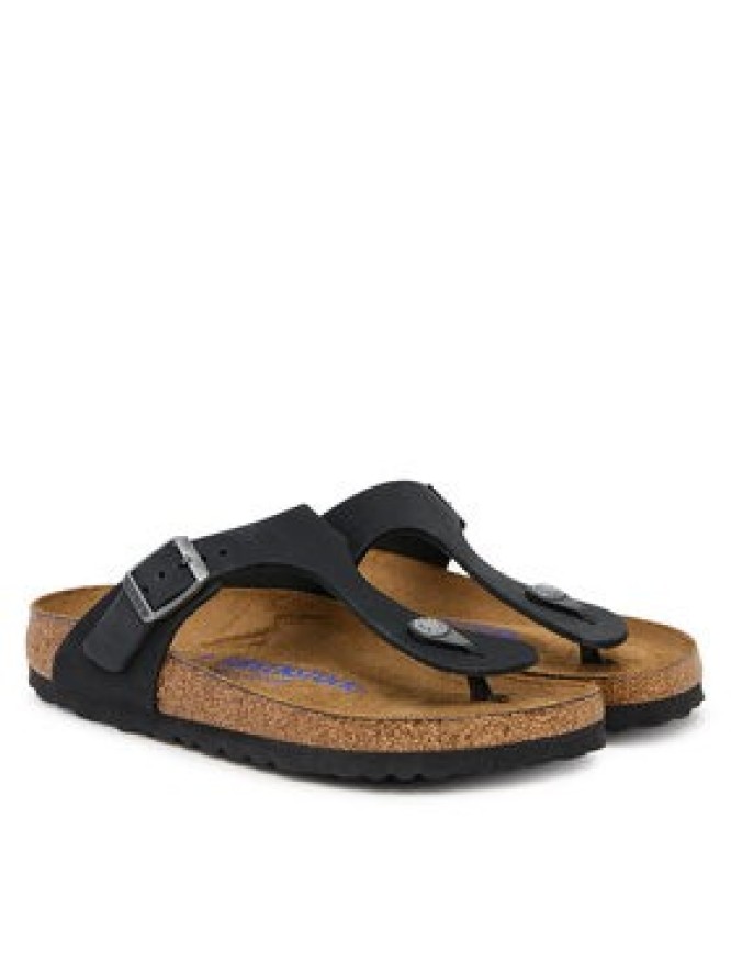 Birkenstock Japonki Gizeh SFB LENB 1019015 Czarny
