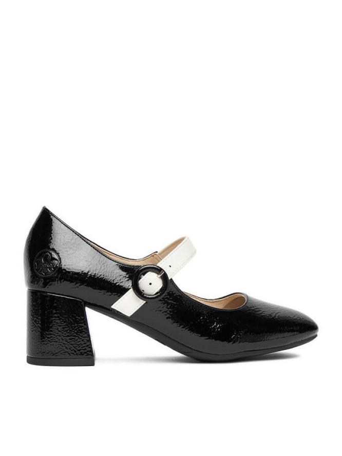 Rieker Półbuty 44752-00 Czarny