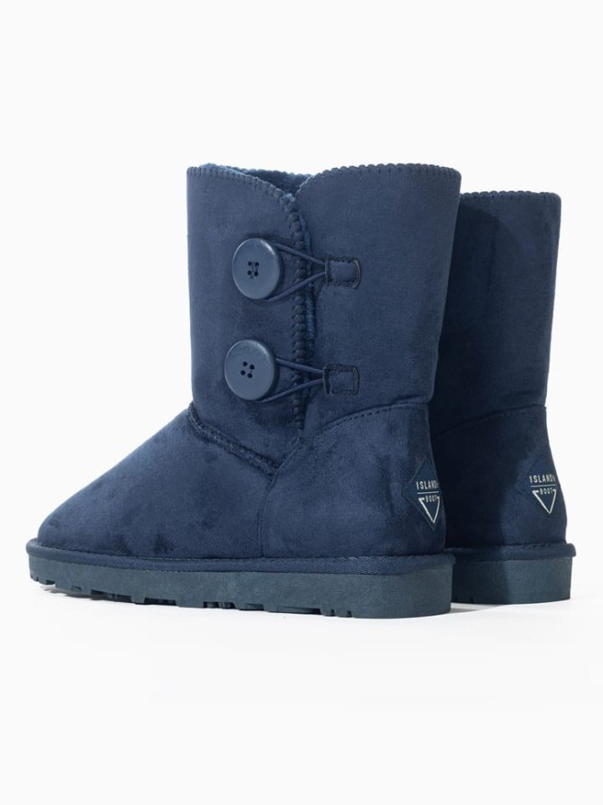 ISLAND BOOT Botki zimowe "Elisa" w kolorze niebieskim rozmiar: 38