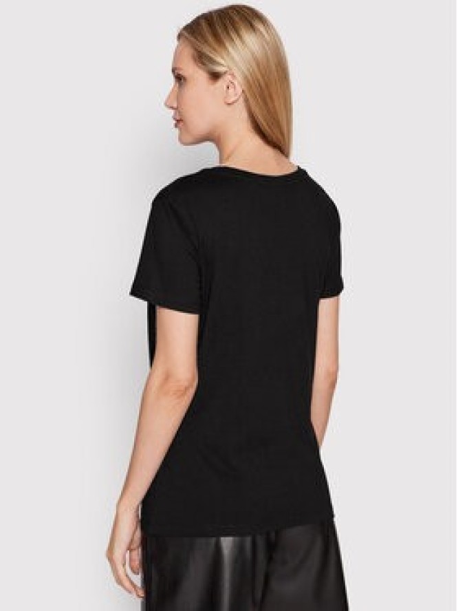 Guess T-Shirt V2YI07 K8HM0 Czarny Regular Fit