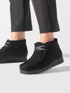 Clarks Trzewiki WallabeeEvoBt 261747434 Czarny