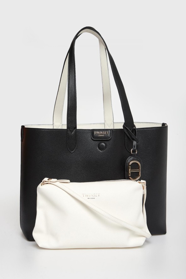 Torebka dwustronna shopper TWINSET