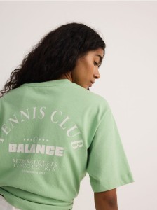 T-shirt z nadrukiem - jasnozielony