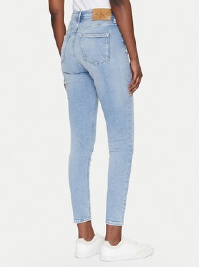 Calvin Klein Jeans Jeansy J20J225141 Niebieski Skinny Fit