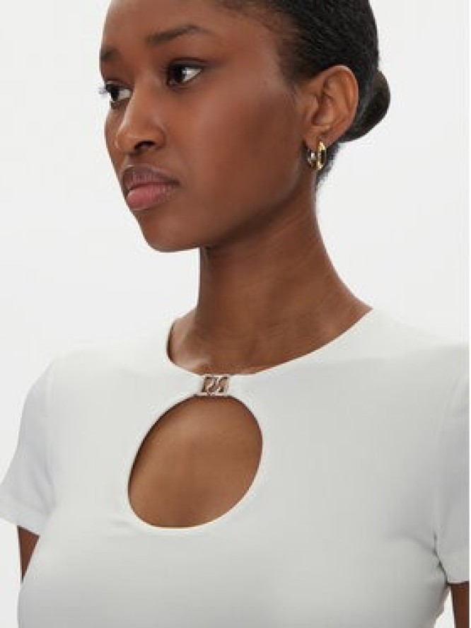 Rinascimento Bluzka CFC0122547003 Biały Regular Fit