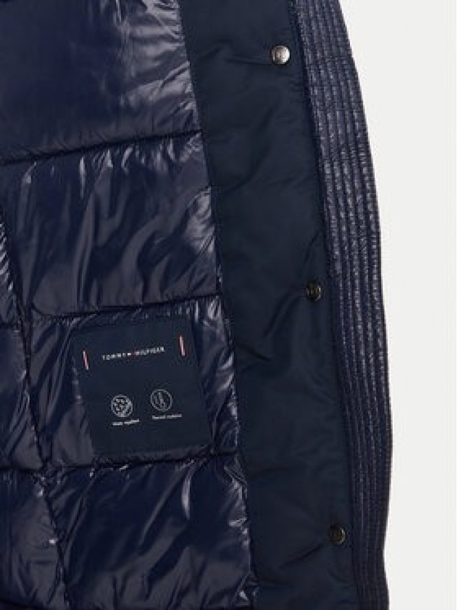 Tommy Hilfiger Parka WW0WW46533 Granatowy Relaxed Fit