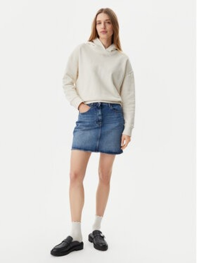 Tommy Jeans Spódnica jeansowa DW0DW20136 Niebieski Mom Fit