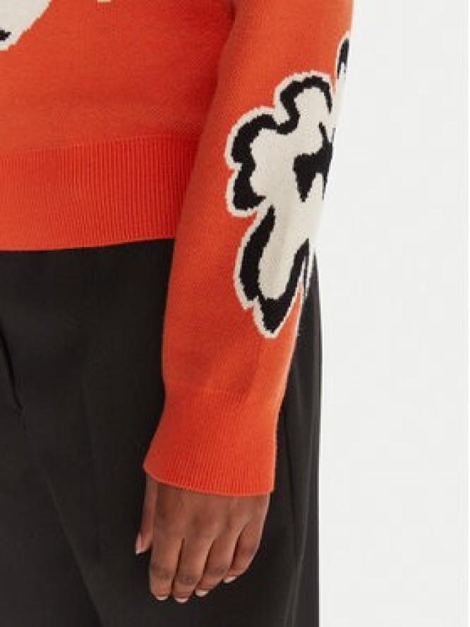 French Connection Sweter 78ZBL Pomarańczowy Regular Fit