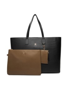 Tommy Hilfiger Torebka Th Icon Tote AW0AW18173 Czarny