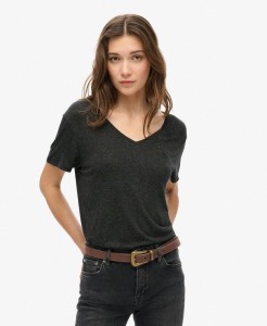 T-shirt Studios Slub Emb Vee Tee od SUPERDRY