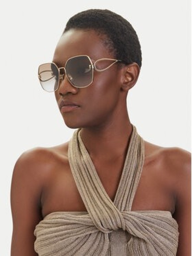 Etro Okulary przeciwsłoneczne 0071/F/S 207873 Złoty