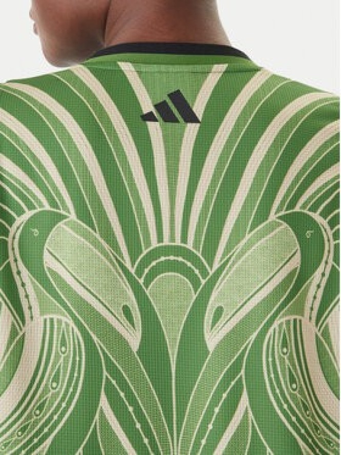 adidas Sukienka codzienna Farm Rio Premium KD4620 Zielony Slim Fit