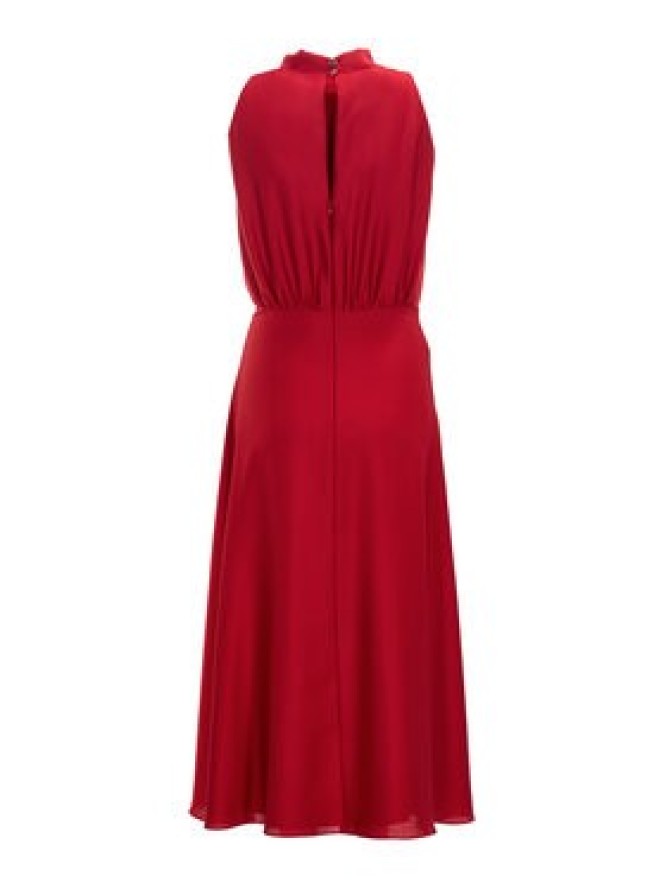 Swing Sukienka koktajlowa 5AI13700 Czerwony Regular Fit