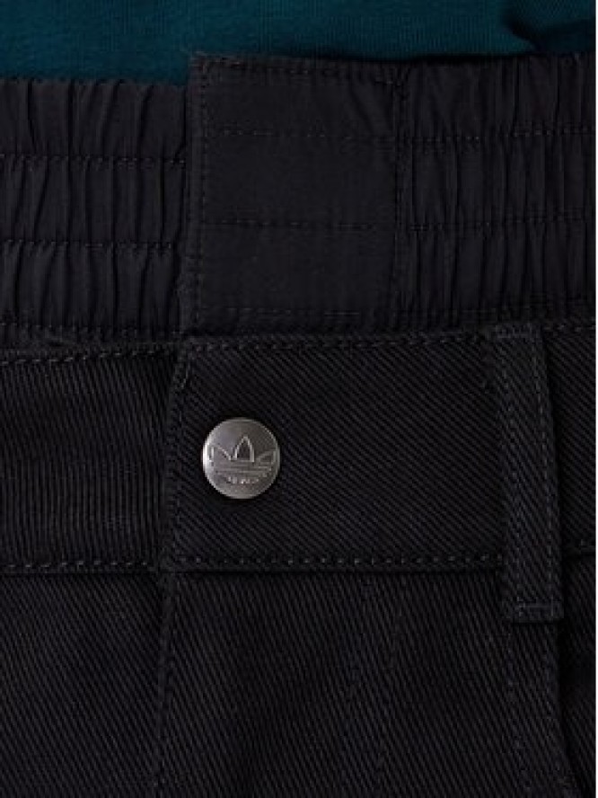 adidas Spódnica jeansowa Firebird Utility JX7593 Czarny Regular Fit