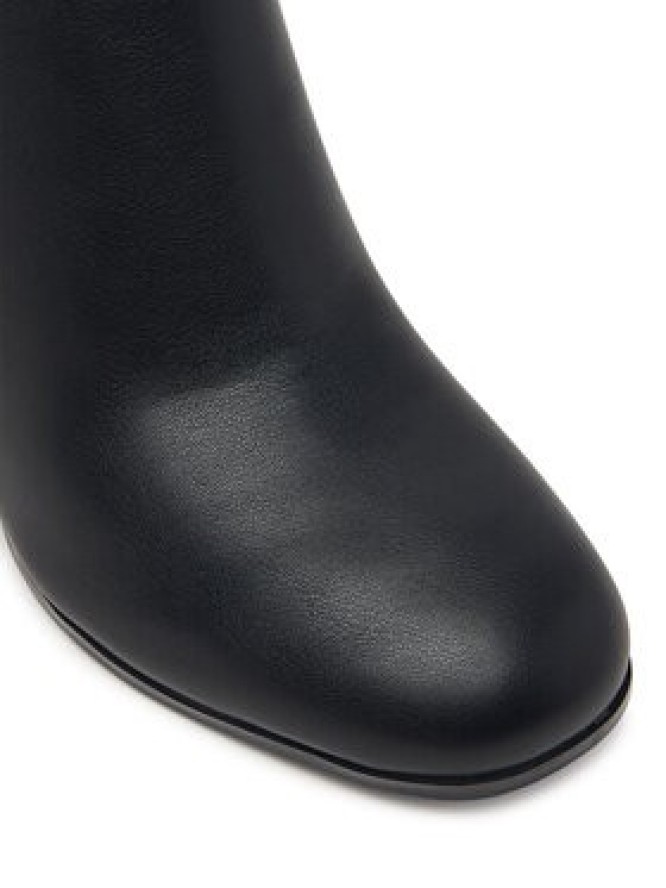Guess Botki FLFBER LEA10 Czarny