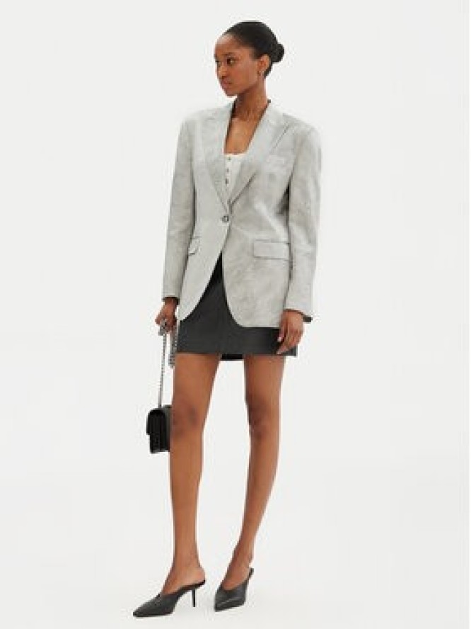 PINKO Marynarka For You 104716 A2BP Szary Regular Fit