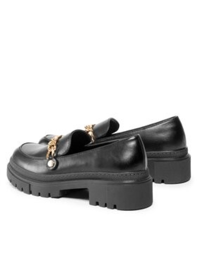 DeeZee Loafersy HL995-1 Czarny