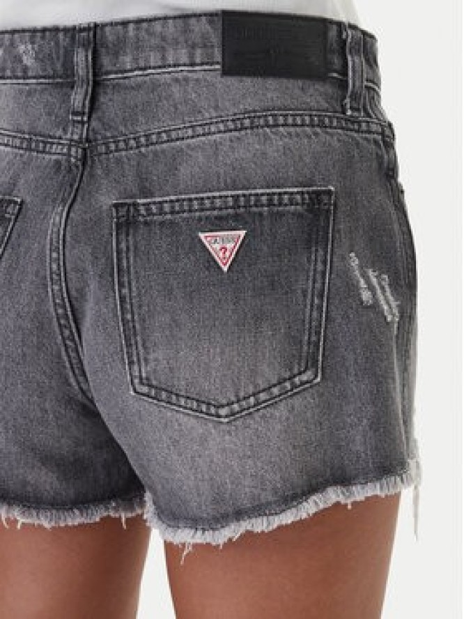 Guess Jeans Szorty jeansowe W6GDZ8 D6572 Szary Regular Fit