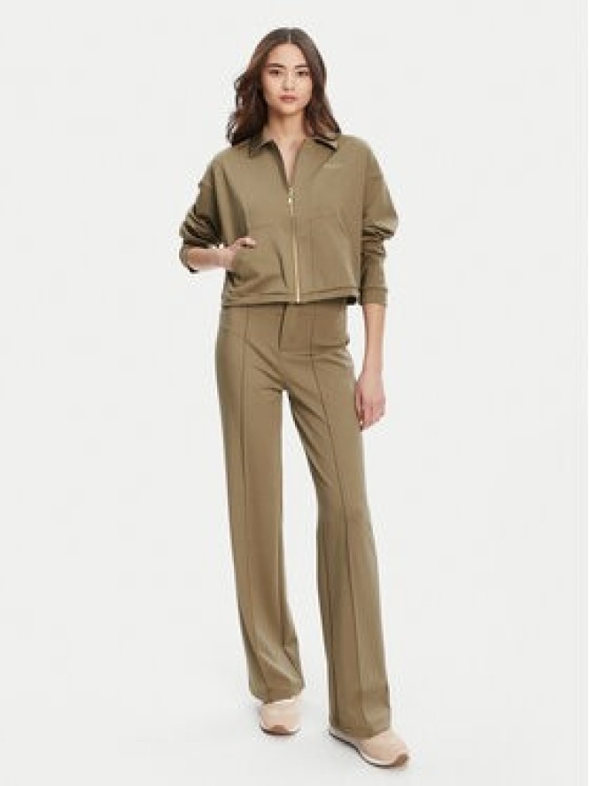 Guess Spodnie materiałowe V5YB11 KCX42 Brązowy Regular Fit