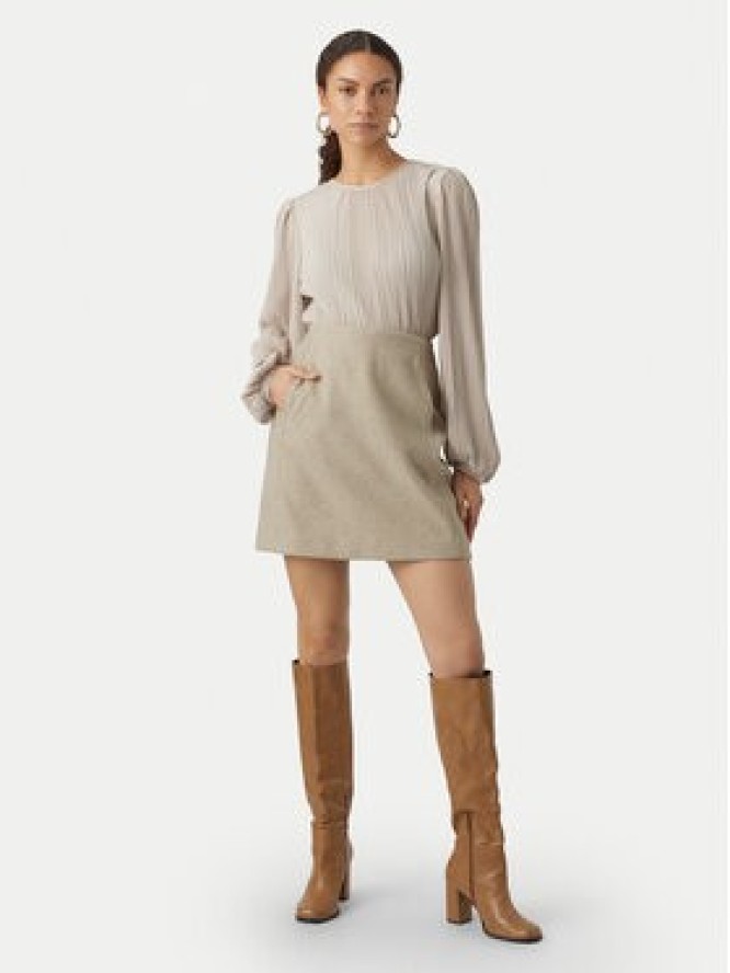 Vero Moda Spódnica ołówkowa Fortuneallison 10253954 Beżowy Slim Fit