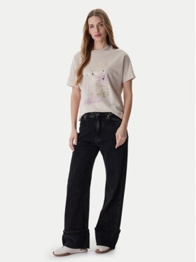 ONLY T-Shirt Jany 15356044 Szary Regular Fit