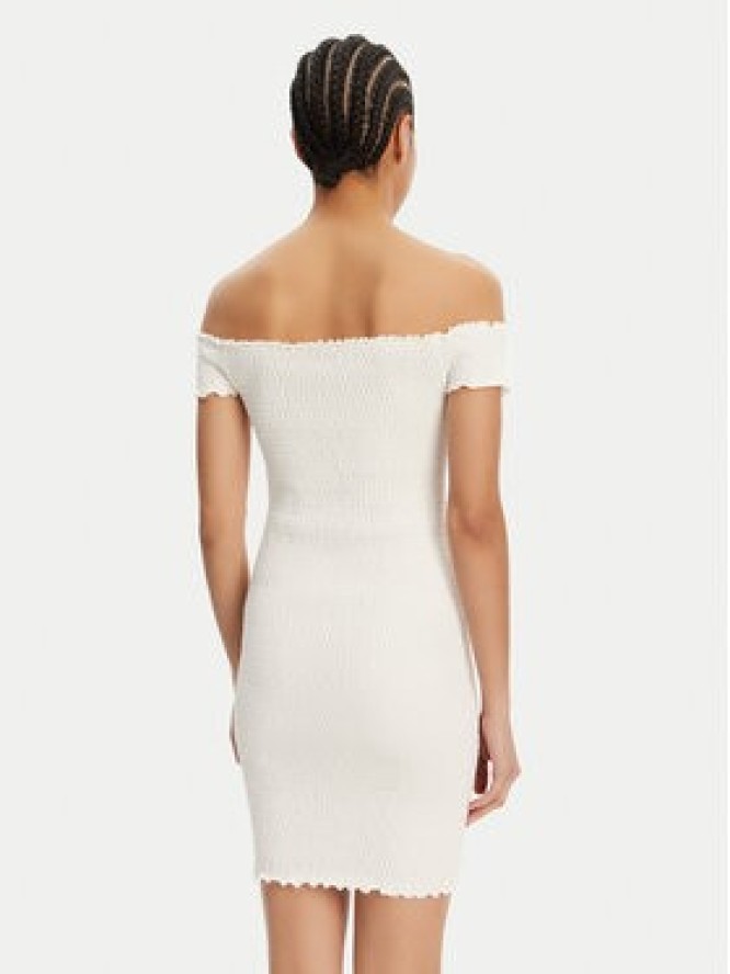 Tommy Jeans Sukienka letnia DW0DW20298 Écru Slim Fit