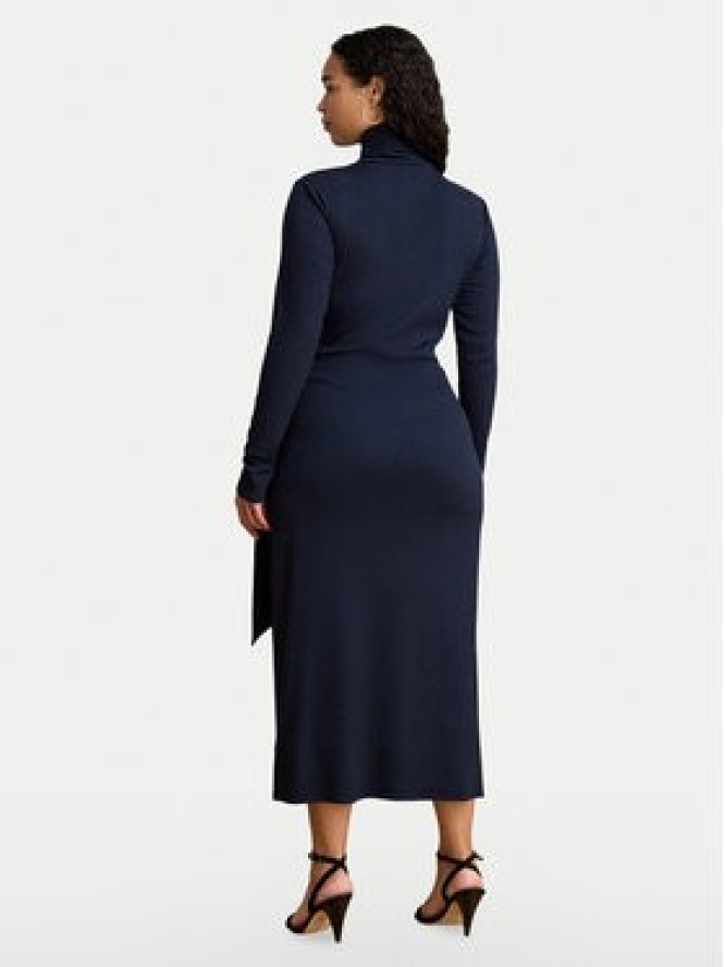 LAUREN RALPH LAUREN Sukienka dzianinowa 200980028008 Granatowy Slim Fit