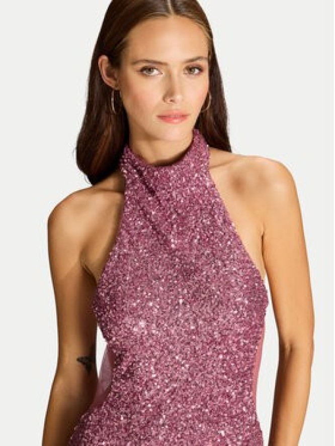 Hey Kyla Sukienka wieczorowa 5AJ006HK Różowy Slim Fit
