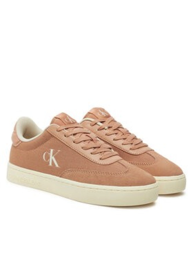 Calvin Klein Jeans Sneakersy Classic Cupsole Low Mix Mg Wn YW0YW01636 Różowy