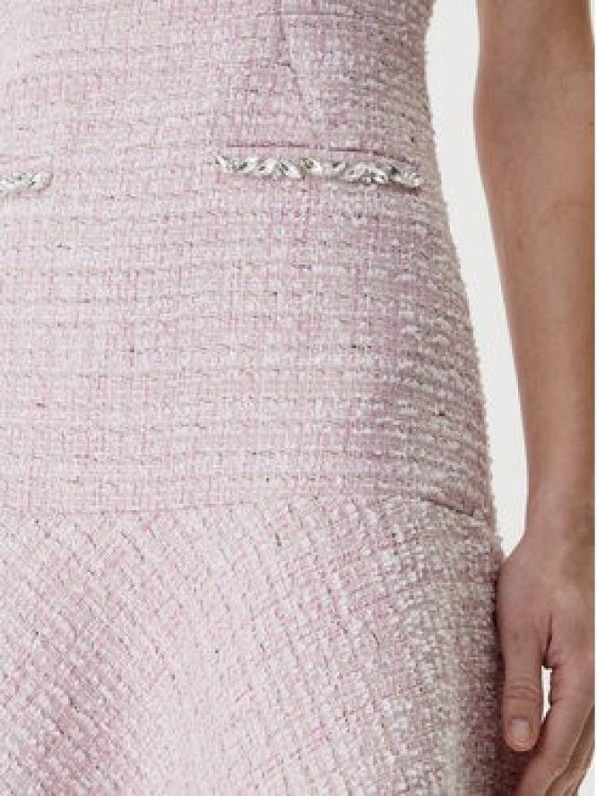 Guess Sukienka koktajlowa W6RK28 WJ632 Różowy Regular Fit