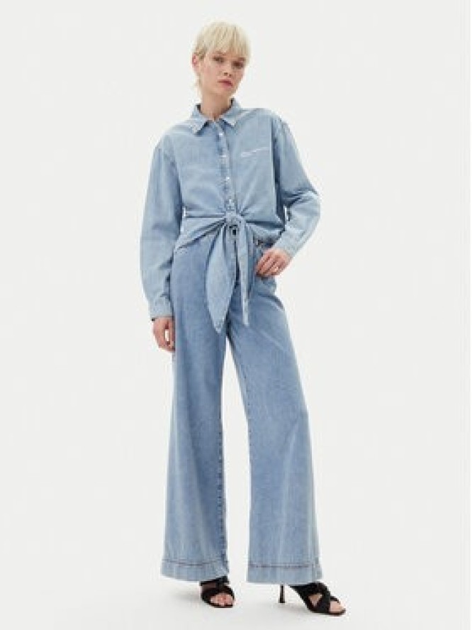 Karl Lagerfeld Jeans Koszula jeansowa A2W11021 Niebieski Regular Fit