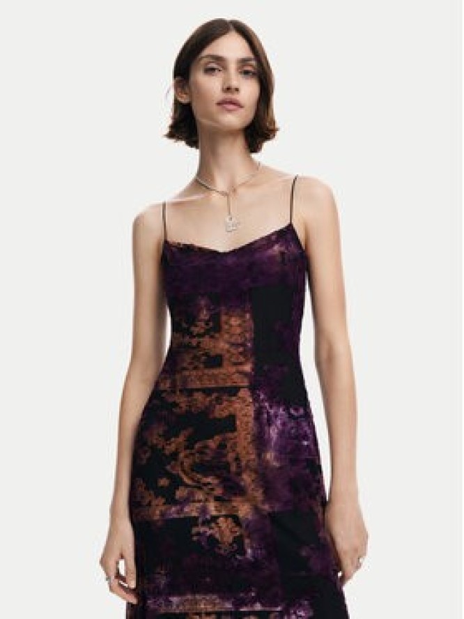 Desigual Sukienka codzienna Rosy 24WWVK15 Kolorowy Slim Fit