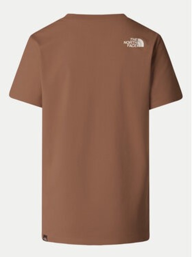 The North Face T-Shirt Easy NF0A8A6G Brązowy Loose Fit