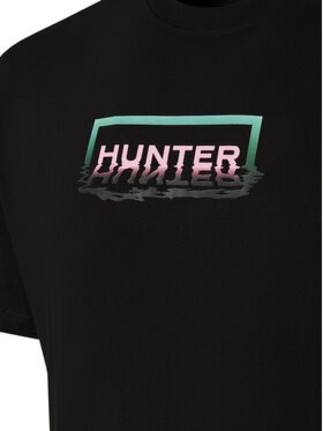 Hunter T-Shirt Abele UNISEX HARU0007251 Czarny Regular Fit