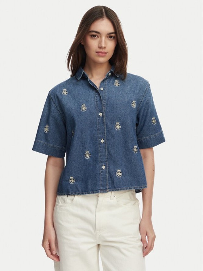 Tommy Hilfiger Koszula jeansowa WW0WW50624 Niebieski Relaxed Fit
