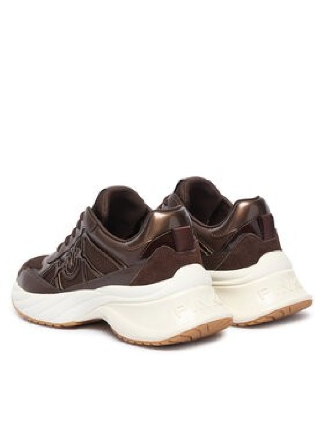 PINKO Sneakersy Ariel 33 SS0135P020 Brązowy ciemny