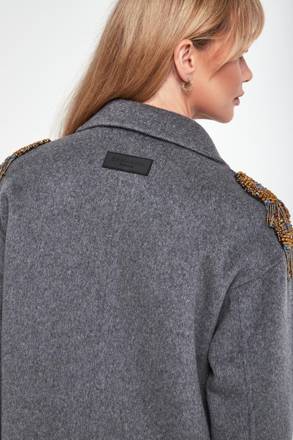 Płaszcz damski wełniany ERMANNO FIRENZE