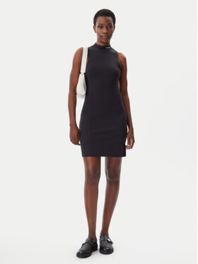 Calvin Klein Jeans Sukienka codzienna Logo J20J225290 Czarny Slim Fit