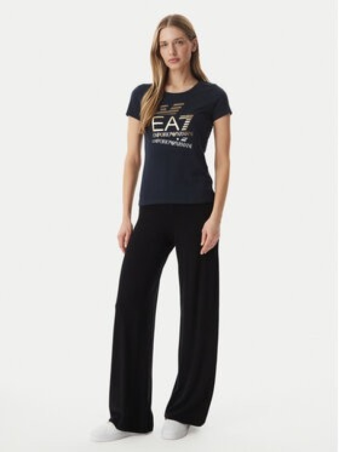 EA7 Emporio Armani T-Shirt 7W000977 AF10373 UB102 Granatowy Regular Fit