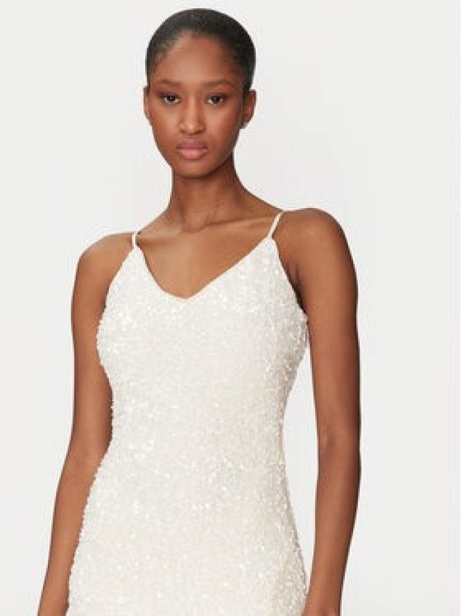 YAS Sukienka wieczorowa Mira 26036359 Biały Regular Fit