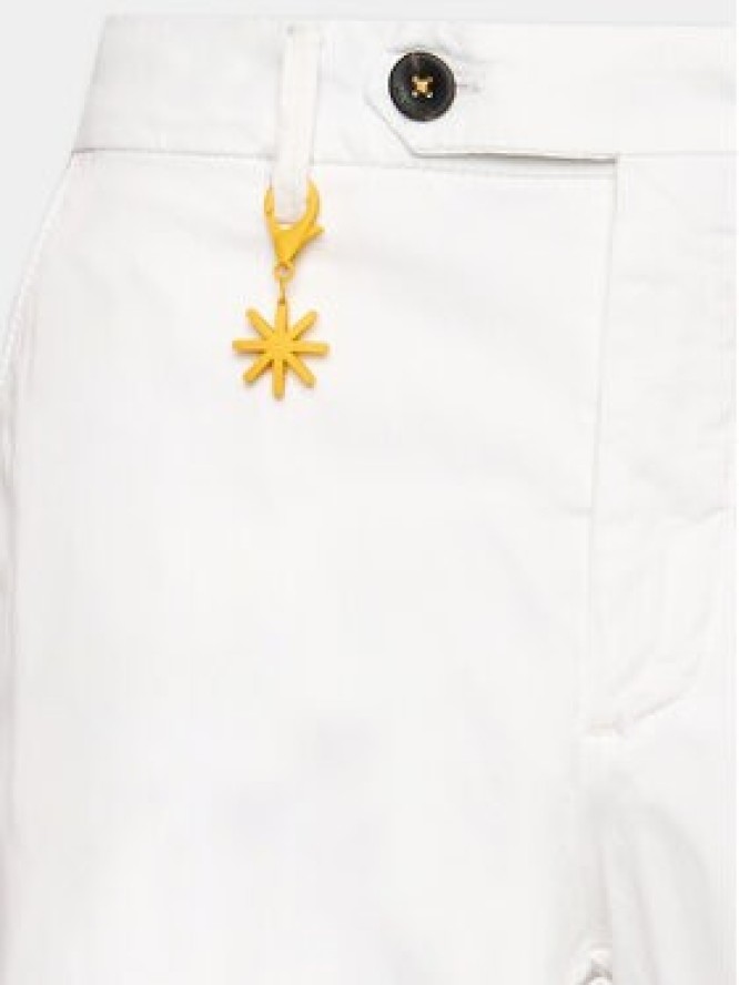 Manuel Ritz Spodnie materiałowe 3432P1418T 233420 Biały Regular Fit